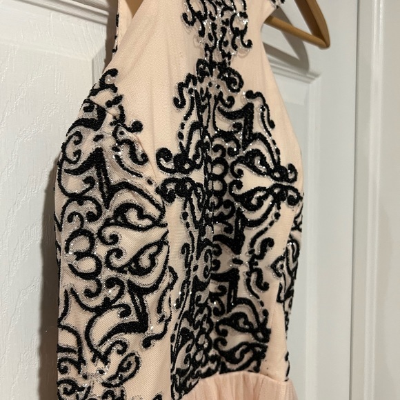 Speechless Light Pink and Black Formal Dress - Picture 3 of 10
